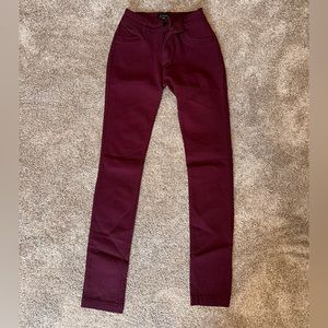 Burgundy Women’s Jeggings
